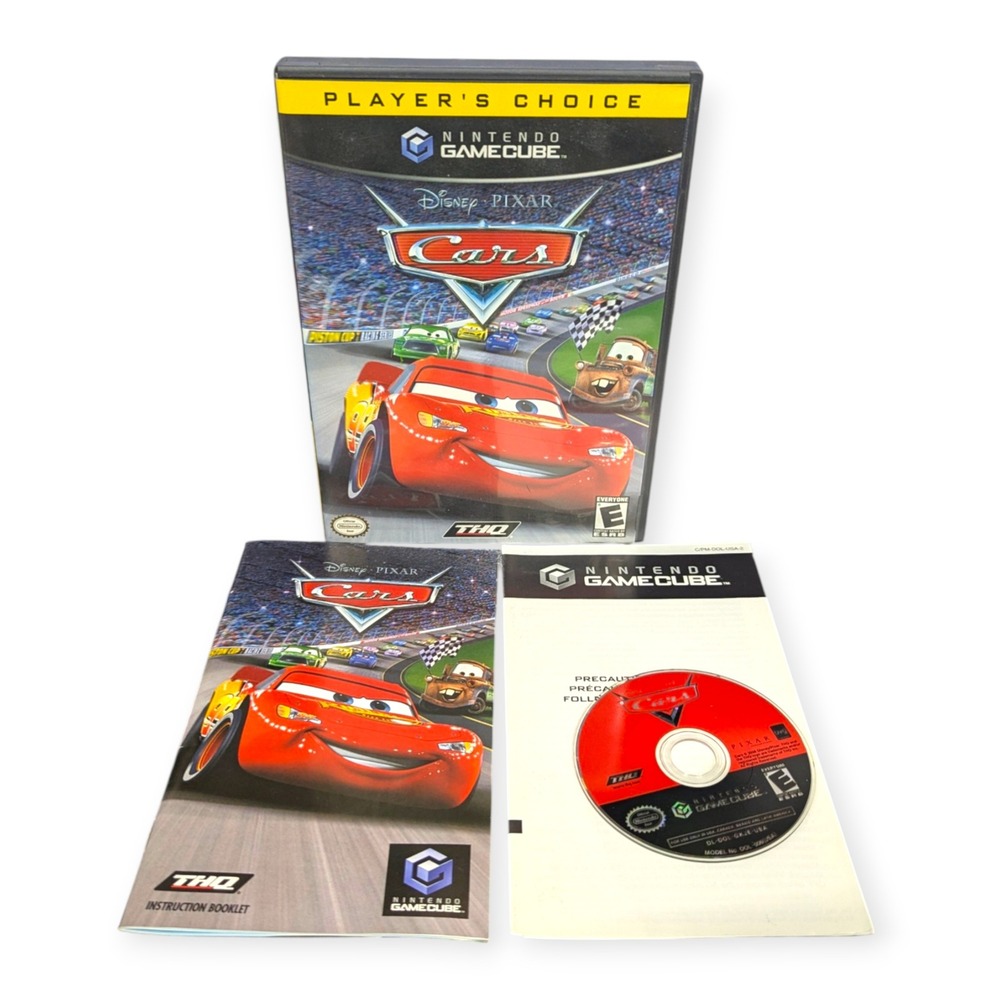 Disney Pixar Cars Nintendo GameCube Player's Choice CIB Racing Game THQ NTSC-U/C